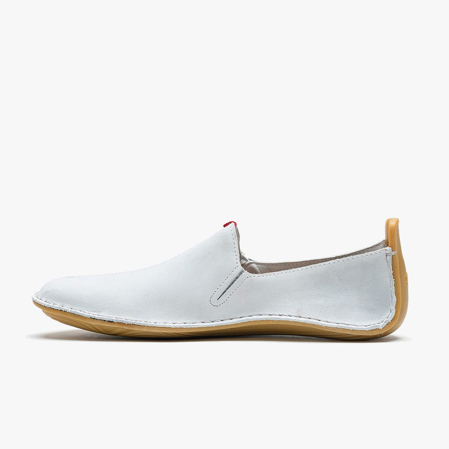 White Men's Vivobarefoot Ababa II Casual Shoes | Philippines 0095JPQJ